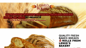 What Lewisbakery.co.uk website looked like in 2018 (5 years ago)