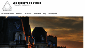 What Lessecretsdelimmo.fr website looked like in 2018 (5 years ago)