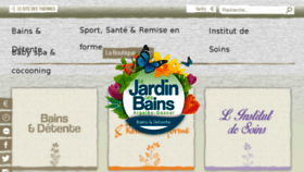 What Lejardindesbains.com website looked like in 2018 (5 years ago)
