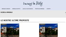 What Luxuryinsicily.net website looked like in 2018 (5 years ago)
