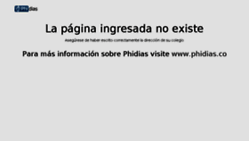 What Liceodelosandes.phidias.co website looked like in 2018 (5 years ago)