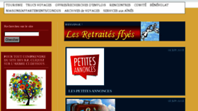 What Lesretraitesflyes.ca website looked like in 2018 (5 years ago)