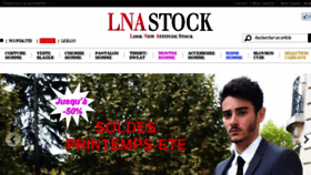 What Lnastock.com website looked like in 2018 (7 years ago)
