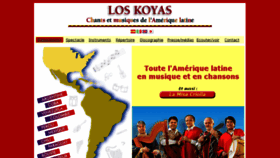 What Los-koyas.com website looked like in 2018 (7 years ago)