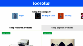 What Loorolls.com website looked like in 2018 (5 years ago)