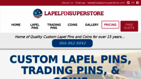 What Lapelpinsuperstore.com website looked like in 2018 (5 years ago)
