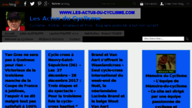 What Les-actus-du-cyclisme.com website looked like in 2018 (5 years ago)