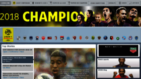 What Ligue1.com website looked like in 2018 (5 years ago)