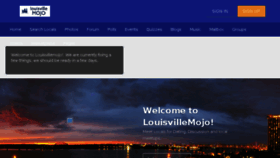 What Louisvillemojo.com website looked like in 2018 (5 years ago)