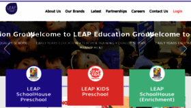 What Leapschoolhouse.com.sg website looked like in 2018 (5 years ago)