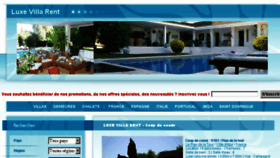What Luxevillarent.com website looked like in 2018 (5 years ago)