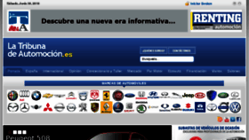 What Latribunadeautomocion.es website looked like in 2018 (5 years ago)