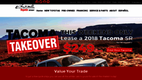 What Larryhmillertoyota.com website looked like in 2018 (5 years ago)