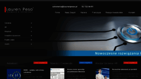 What Laurenpeso.pl website looked like in 2018 (5 years ago)