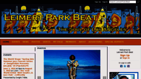 What Leimertparkbeat.com website looked like in 2018 (5 years ago)
