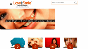 What Lovemysmile.com.au website looked like in 2018 (7 years ago)