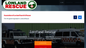 What Lowlandrescue.org website looked like in 2018 (5 years ago)