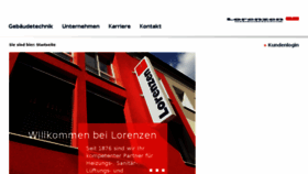 What Lorenzen.gl website looked like in 2018 (5 years ago)