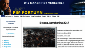 What Lijstpimfortuyn.nl website looked like in 2018 (8 years ago)