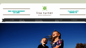 What Lisaturnerphotography.com website looked like in 2018 (5 years ago)