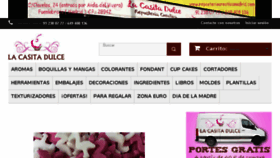 What Lacasitadulceonline.es website looked like in 2018 (5 years ago)
