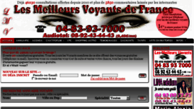 What Lesmeilleursvoyants.fr website looked like in 2018 (7 years ago)