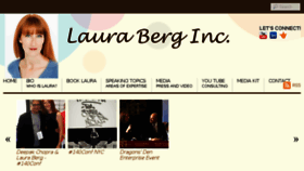 What Lauraberginc.com website looked like in 2018 (5 years ago)