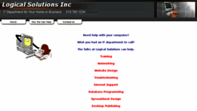 What Logicalsolutions.com website looked like in 2018 (5 years ago)
