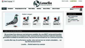 What Louellapigeonworld.co.uk website looked like in 2018 (5 years ago)