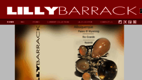 What Lillybarrack.com website looked like in 2018 (5 years ago)