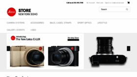 What Leicastoresoho.com website looked like in 2018 (5 years ago)