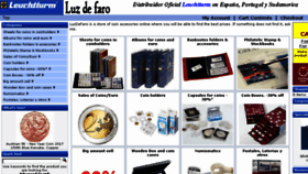 What Luzdefaro.es website looked like in 2018 (5 years ago)