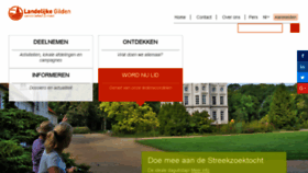 What Landelijkegilden.be website looked like in 2018 (5 years ago)