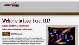 What Laserexcel.com website looked like in 2018 (5 years ago)