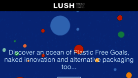 What Lush.ro website looked like in 2018 (5 years ago)