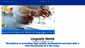 What Linguistsworld.com website looked like in 2018 (5 years ago)