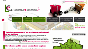 What Logistique-e-commerce.fr website looked like in 2018 (5 years ago)
