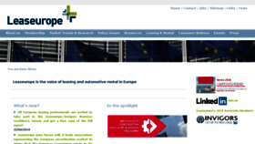 What Leaseurope.org website looked like in 2018 (5 years ago)