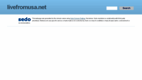 What Livefromusa.net website looked like in 2018 (7 years ago)