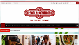 What Lentilasanything.com website looked like in 2018 (5 years ago)