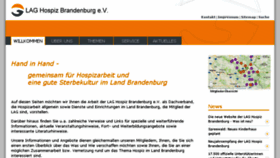 What Lag-hospiz-brb.de website looked like in 2018 (5 years ago)