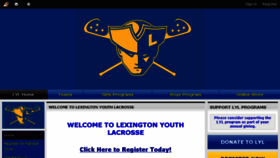 What Lexingtonlax.org website looked like in 2018 (5 years ago)