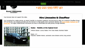 What Limousine-service.com website looked like in 2018 (5 years ago)