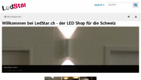 What Ledstar.ch website looked like in 2018 (5 years ago)