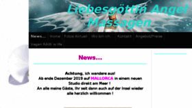 What Liebesgoettin.ch website looked like in 2018 (5 years ago)