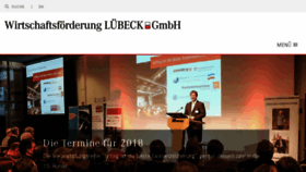 What Luebeck.org website looked like in 2018 (5 years ago)