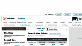 What Londongasprices.com website looked like in 2018 (5 years ago)