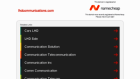 What Lhdcommunications.com website looked like in 2018 (5 years ago)