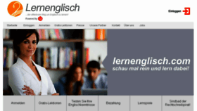 What Lernenglisch.com website looked like in 2018 (5 years ago)