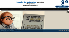 What Logiciel-autoentrepreneur.fr website looked like in 2018 (5 years ago)
